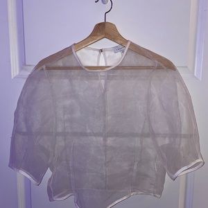 Sheer White Top